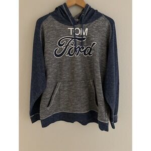 2ndz Hooded Two Toned Sweatshirt Custom Embroidered "I Rock Tom Ford" Streetwear